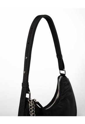 Bolso Tipo Baguette Negro Niña