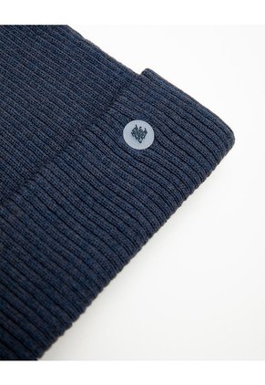 Gorro Beanie Tejido Azul Niños