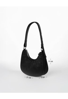 Bolso Tipo Baguette Negro Niña