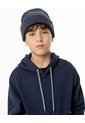 Gorro Beanie Tejido Azul Niños de Gef
