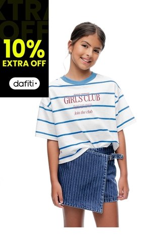 Falda Corto Tiro Medio índigo Niña Azul Oscuro Gef