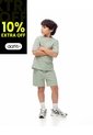 Conjunto Camiseta + Bermuda Verde Niño Verde de Gef
