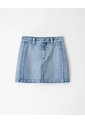 Falda Tiro Alto Denim índigo Medio Mujer Azul de Gef