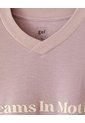 Camiseta Oversize Algodón Palo Rosa Estampada Hombre Rosa de Gef