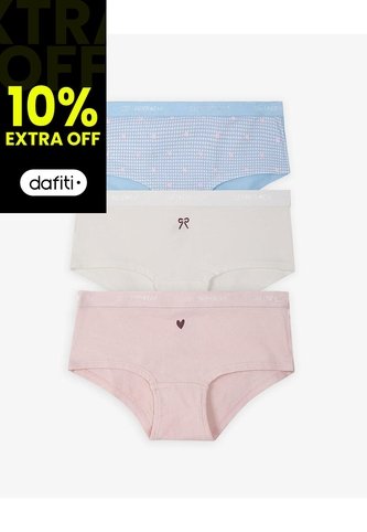 Panty Niña Algodón X3unds Surtido Multicolor Gef