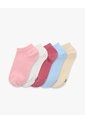 Medias Niña Tobillera Corta Pack X5 Surtido Multicolor de Gef