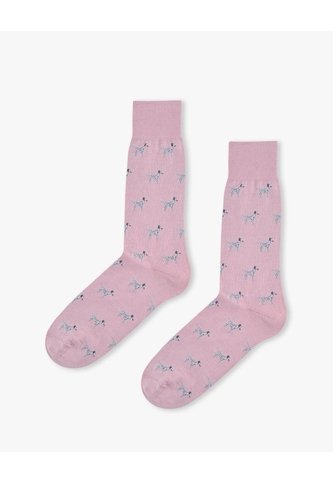 Medias Hombre Largas Rosadas Gef