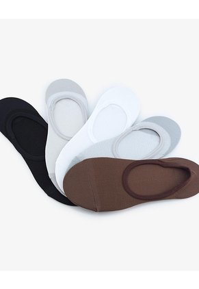 Medias Mujer Baleta Algodón Pack X5 Surtido