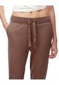 Jogger Tiro Medio Algodón Café Mujer Cafe de Gef
