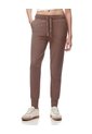 Jogger Tiro Medio Algodón Café Mujer Cafe de Gef