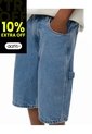 Bermuda Denim Regular Algodón índigo Medio Niño Azul Oscuro de Gef