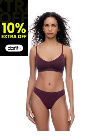 Panty Tipo Tanga Seamless Tiro Medio X3unds Surtido Mujer Multicolor Gef