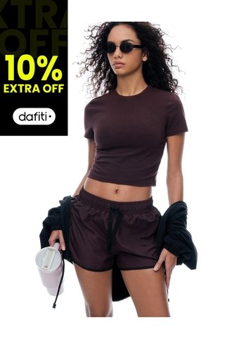 Short Deportivo Ciclista Interno Morado Mujer Purpura Gef