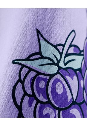 Buzo Tipo Hoddie Algodón Lavanda Niña Lila