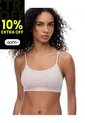 Top Soporte Medio Seamless Estampado Mujer Rosa de Gef