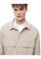 Chaqueta Overshirt Habano Hombre Marron de Gef