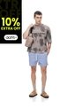 Pantaloneta De Baño Regular Azul Hombre Azul de Gef