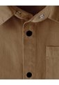Camisa Manga Corta Regular Agodón Habana Niño Marron de Gef