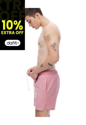 Pantaloneta De Baño Regular Rosado Hombre Rosa Gef