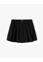 Falda Corto Tiro Medio Denim Negro Niña Azul de Gef