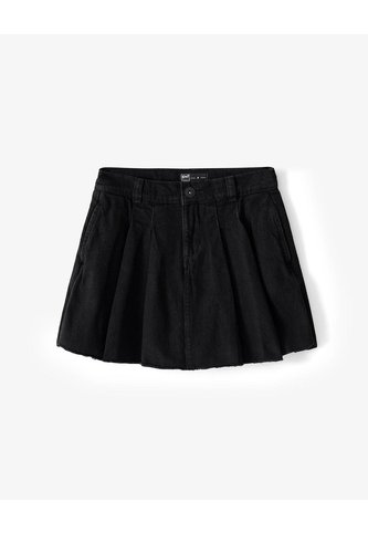 Falda Corto Tiro Medio Denim Negro Niña Azul Gef
