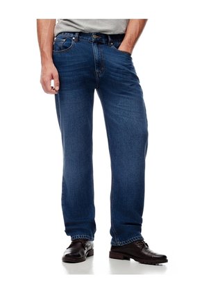 Jean Regular índigo Medio Hombre Azul