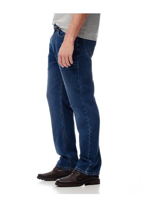 Jean Regular índigo Medio Hombre Azul