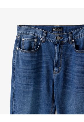 Jean Regular índigo Medio Hombre Azul