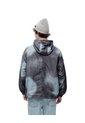Chaqueta Liviana Utilitaria Estampada Hombre Gris de Gef