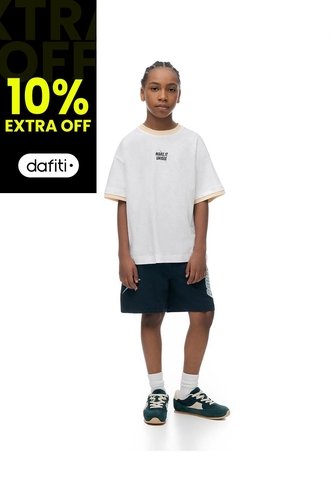 Conjunto Camiseta + Bermuda Surtido Niño Azul Gef