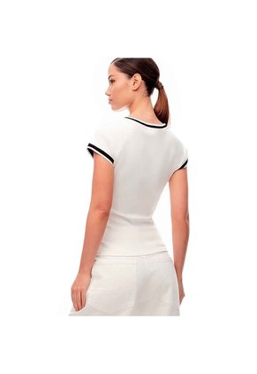 BLUSA GEF MUJER LETAK BLANCO 908 Talla L