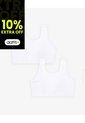 Top Niña Seamless X2unds Blanco Blanco de Gef