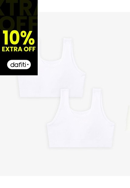 Top Niña Seamless X2unds Blanco Blanco