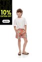 Pantaloneta De Baño Estampada Niño Naranja de Gef