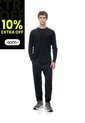 Jogger Secado Rápido Negro Hombre Negro de Gef