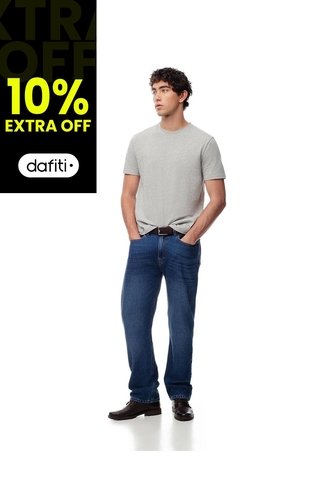 Jean Regular índigo Medio Hombre Azul Gef