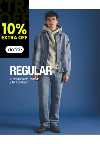Jean Regular índigo Claro Hombre Azul Oscuro Gef