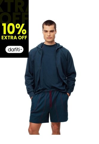 Bermuda Relax Algodón Azul Hombre Azul Gef