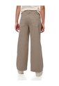 Pantalón Loose Tiro Medio Algodón Café Niña Cafe de Gef