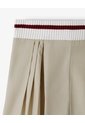 Falda Corta Con Pliegues Beige Niña Marron de Gef