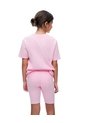 Camiseta + Biker Algodón Rosado Niña Rosa de Gef