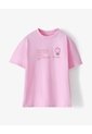Camiseta + Biker Algodón Rosado Niña Rosa de Gef