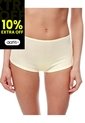 Short De Pijama Punto Calado Amarillo Mujer Amarillo de Gef