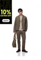 Pantalón Chino Slim Algodón Café Hombre Cafe de Gef