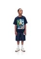 Camiseta Regular Jurassic World Azul Niño Azul de Gef