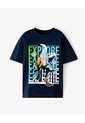 Camiseta Regular Jurassic World Azul Niño Azul de Gef