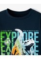 Camiseta Regular Jurassic World Azul Niño Azul de Gef