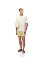 Pantaloneta De Baño Estampada Hombre Amarillo de Gef