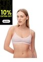 Top Soporte Medio Seamless Palo Rosa Mujer Rosa de Gef