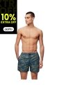 Pantaloneta De Baño Estampada Hombre Verde de Gef